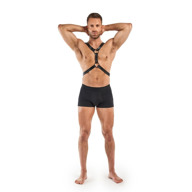 Max Bondage Harness - Schwarz