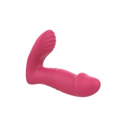 ESSENTIELS UP AND DOWN VIBE Rose. 7+7 modes Motion & Vibrator, 2 moteurs. Télécommande. Rechargeable