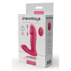 ESSENTIALS UP AND DOWN VIBE Pink. 7+7 Bewegungs- und Vibrator-Modi, 2 Motoren. Fernbedienung. Wiederaufladbar