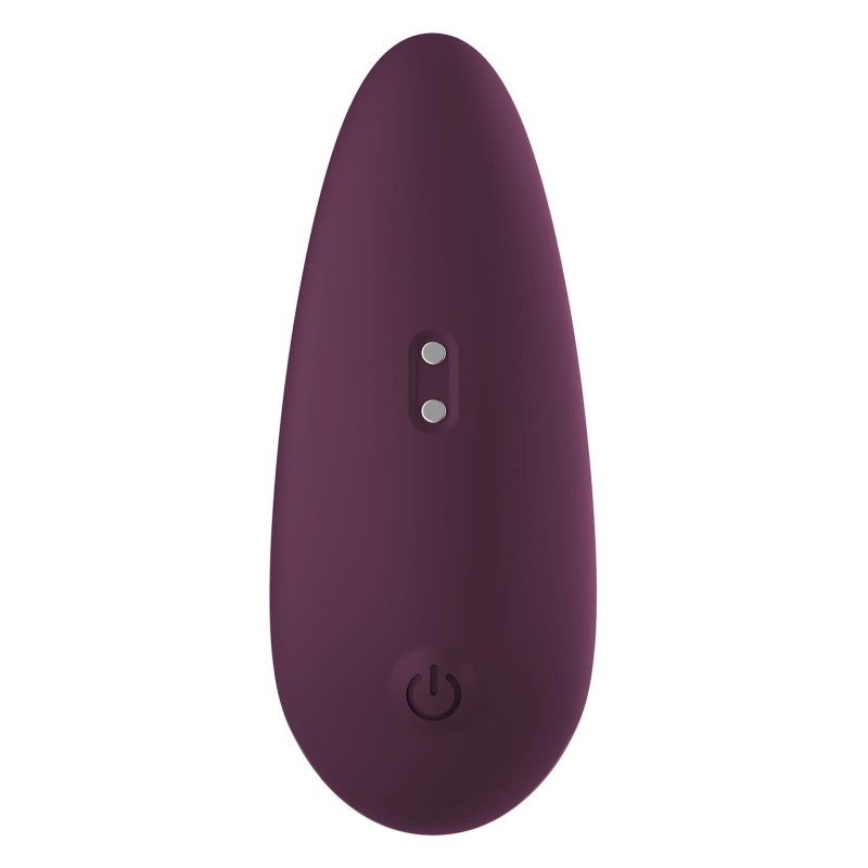 OEUF VIBRANT PORTABLE FLEXIBLE ESSENTIALS VIOLET. 10 modes de vibration, 2 moteurs. Télécommande. Rechargeable