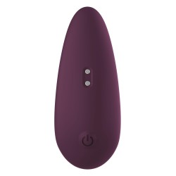ESSENTIALS FLESSIBILE INDOSSABILE VIBRANTE VIOLA DELL'UOVO. 10 modalità di vibrazione, 2 motori. Telecomando. Ricaricabile