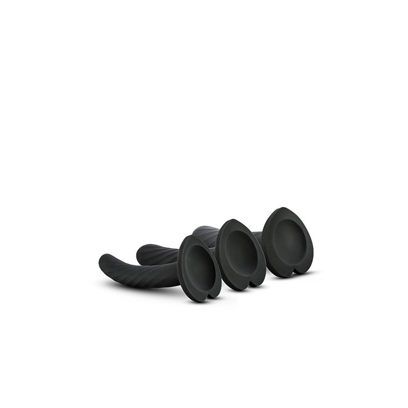 TEMPTASIA TWIST KIT CONJUNTO DE 3 DILDOS - PRETO
