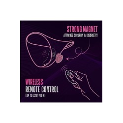 TEMPTASIA HEARTBEAT - Controle Remoto Vibrador Recarregável Thong