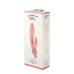 LuxxPlay – Coconut – Rechargeable Double Vibrator – Pink