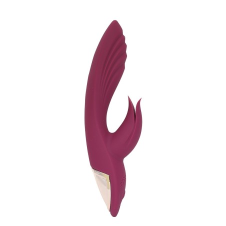 LuxxPlay – Coconut – Rechargeable Double Vibrator – Raspberry