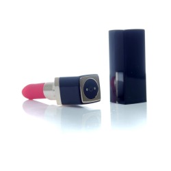 Lipstick Point Vibrator Rechargeable 10 Modes Black Red