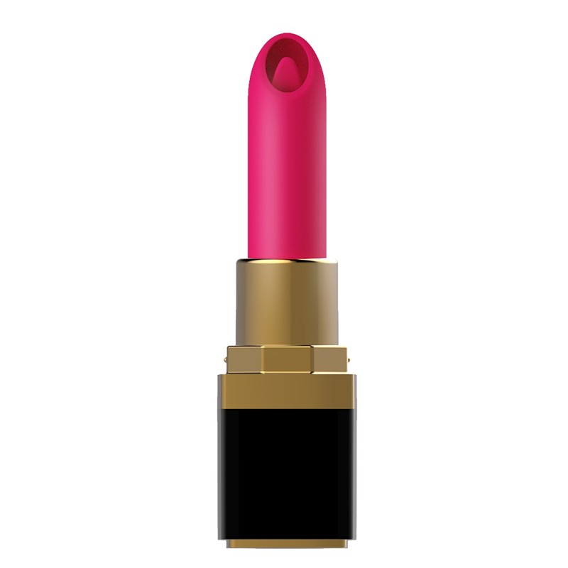 Vibromasseur à lèvres Point Rechargeable 10 Modes Noir Rouge