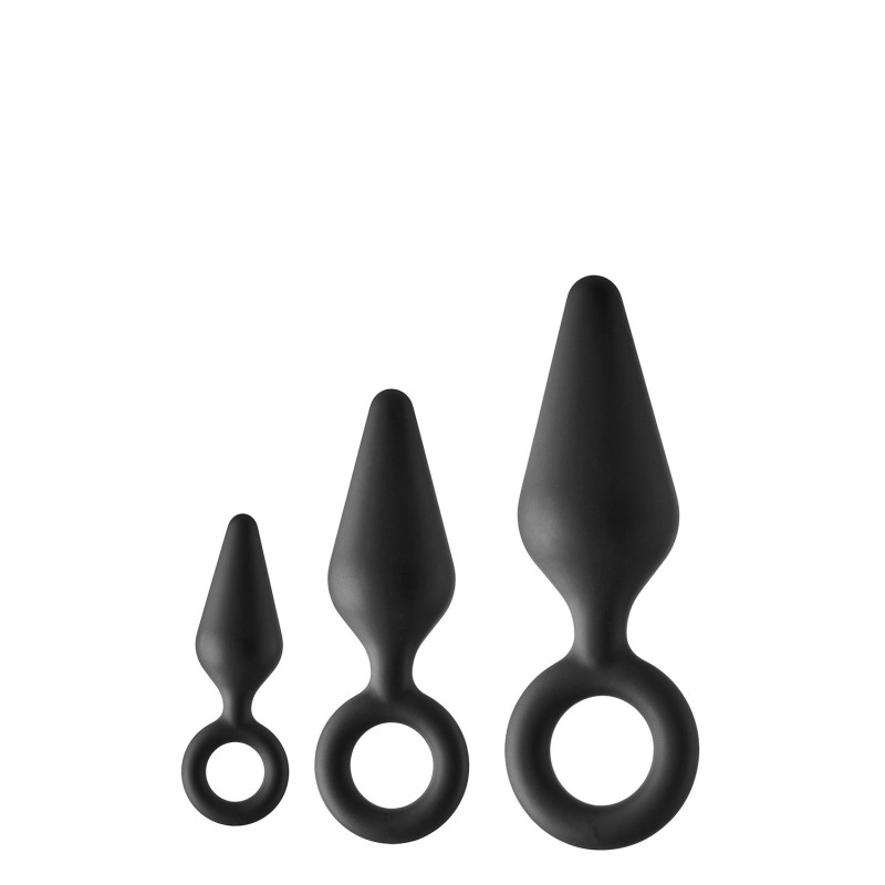 FANTASSTIC ANAL TRAINING KIT RING PLUG - Set de Plugs con anillo