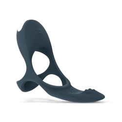 Triple Vibrating Ring Rechargeable Penis, Testicles and Perineum