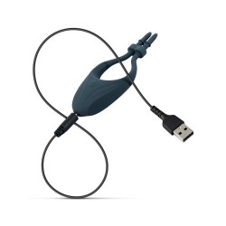 Rechargeable adjustable vibrating ring