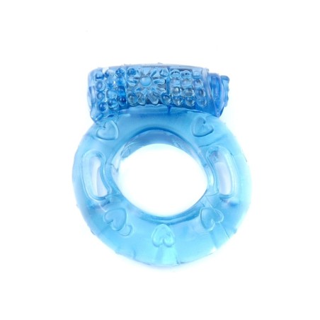 Blauer Einweg-Vibrationsring im Beutel
