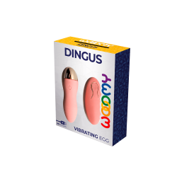 Dingus - Rechargeable Egg Vibrator 10 Modes Remote Control