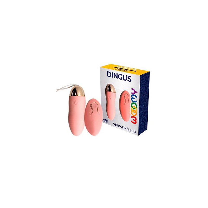 Dingus - Rechargeable Egg Vibrator 10 Modes Remote Control