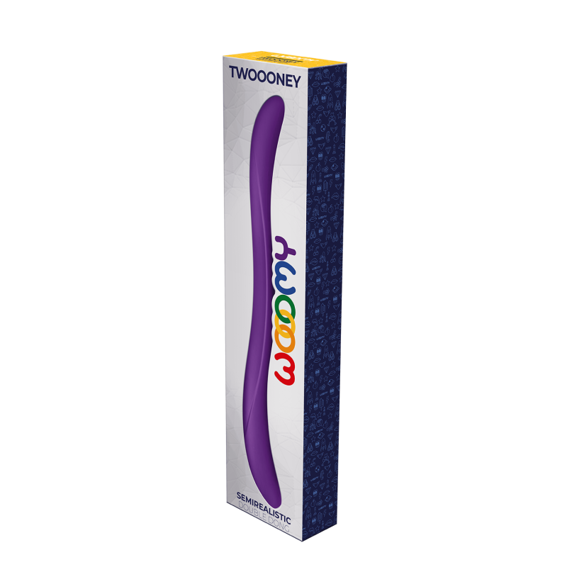 Twoooney Lila - Double Silicone Dildo 35x3cm