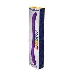 Twoooney Lila - Double Silicone Dildo 35x3cm