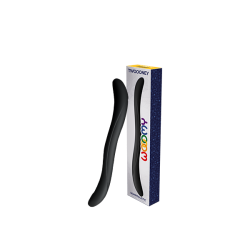 Twoooney Black - Dildo Doppio in Silicone 35x3cm