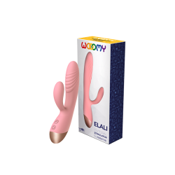 Elali - Wiederaufladbarer Doppelvibrator 10 Modi - Pink