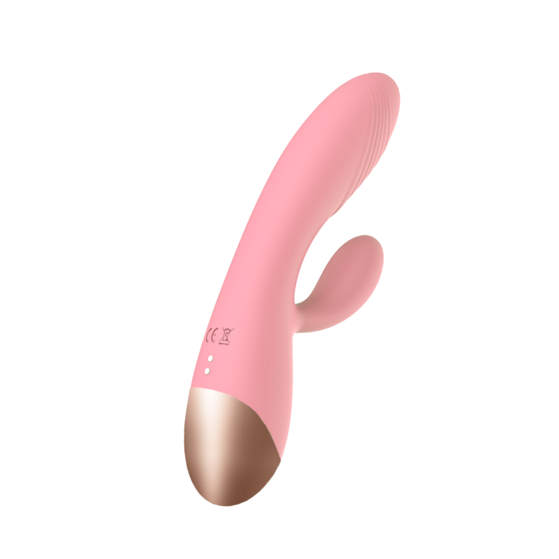 Elali - Vibrador Doble Recargable 10 modos - Rosa