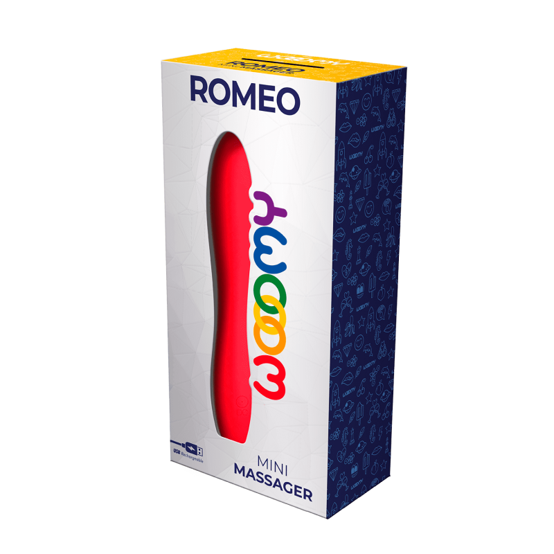 Romeo - Mini Rechargeable Vibrator 13,8x2,8cm