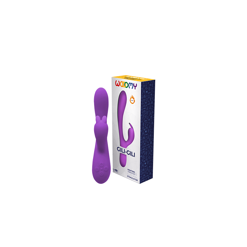 Gili-Gili - Dual Rechargeable Vibrator with Heat 16 Modes - Lilac