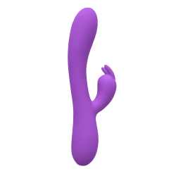 Gili-Gili - Vibrador Duplo Recarregável com Modos de Calor 16 - Lilás