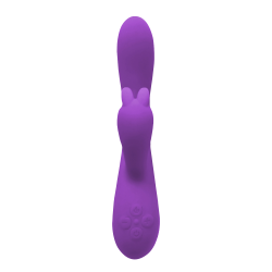 Gili-Gili - Wiederaufladbarer Dual-Vibrator mit 16 Heizmodi - Flieder