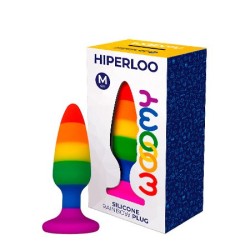 Hiperloo M - Plug Arco Iris - Orgullo 11x2,9cm