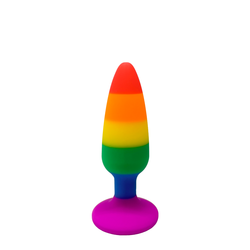 Hiperloo M - Plug Arco Iris - Orgullo 11x2,9cm