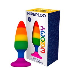 Hiperloo L - Plug Arco Iris - Orgullo 13,1x3,9cm