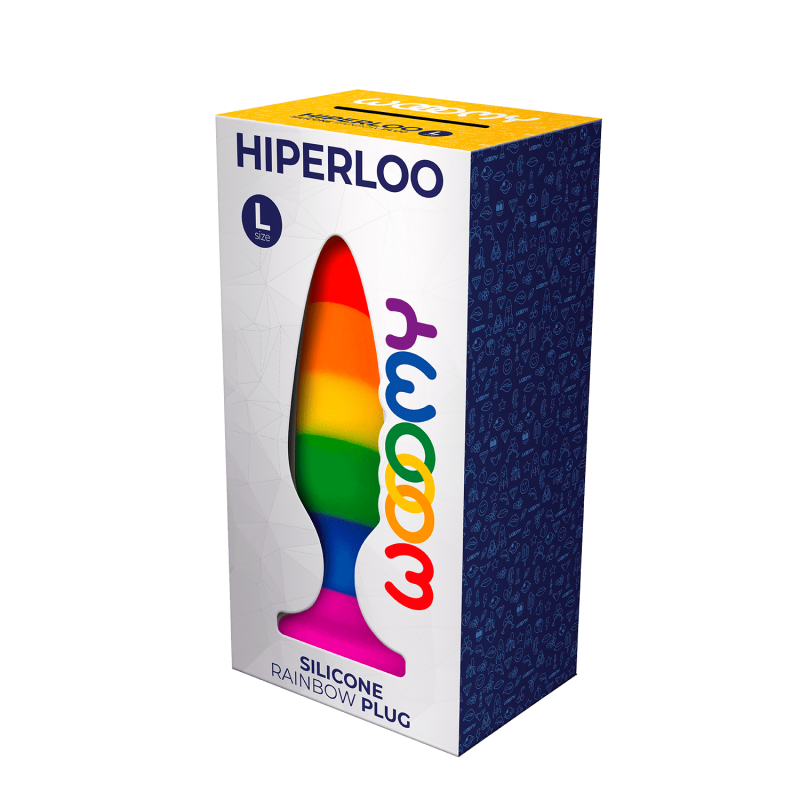 Hiperloo L - Ficha Arco-íris - Orgulho 13,1x3,9cm