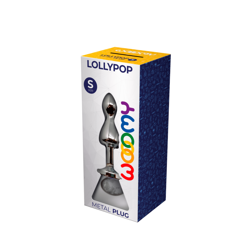 Lollypop S Plug Métal Double Bille Blanc 8.5x2.8cm