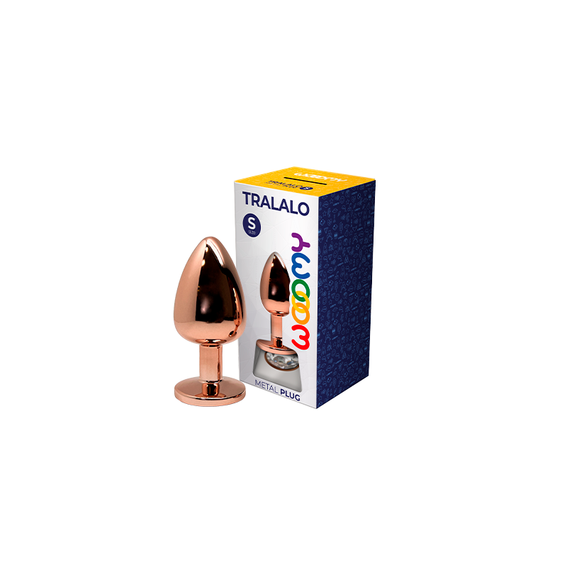 Tralalo S Weißer Kupfer Metallstecker 7x2,8cm