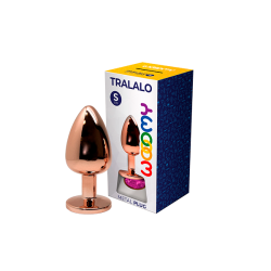 Tralalo S  Rosa Plug de Metal Cobre 7x2,8cm