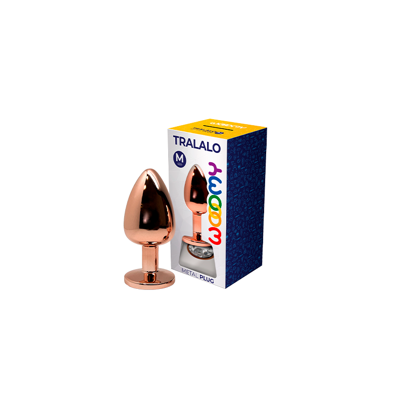 Tralalo M Branco Cobre Metal Plug 8x3,4cm