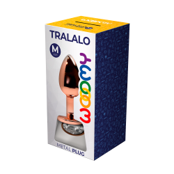 Tralalo M Branco Cobre Metal Plug 8x3,4cm