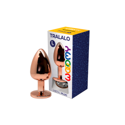 Tralalo L White Copper Metal Plug 9x4cm