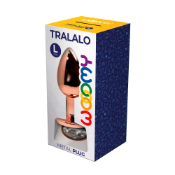 Tralalo L White Copper Metal Plug 9x4cm