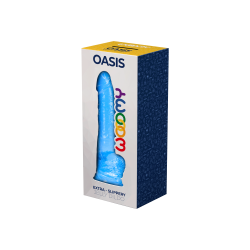 Oasis Dildo mit TPE-Hoden 20,6x4,5cm