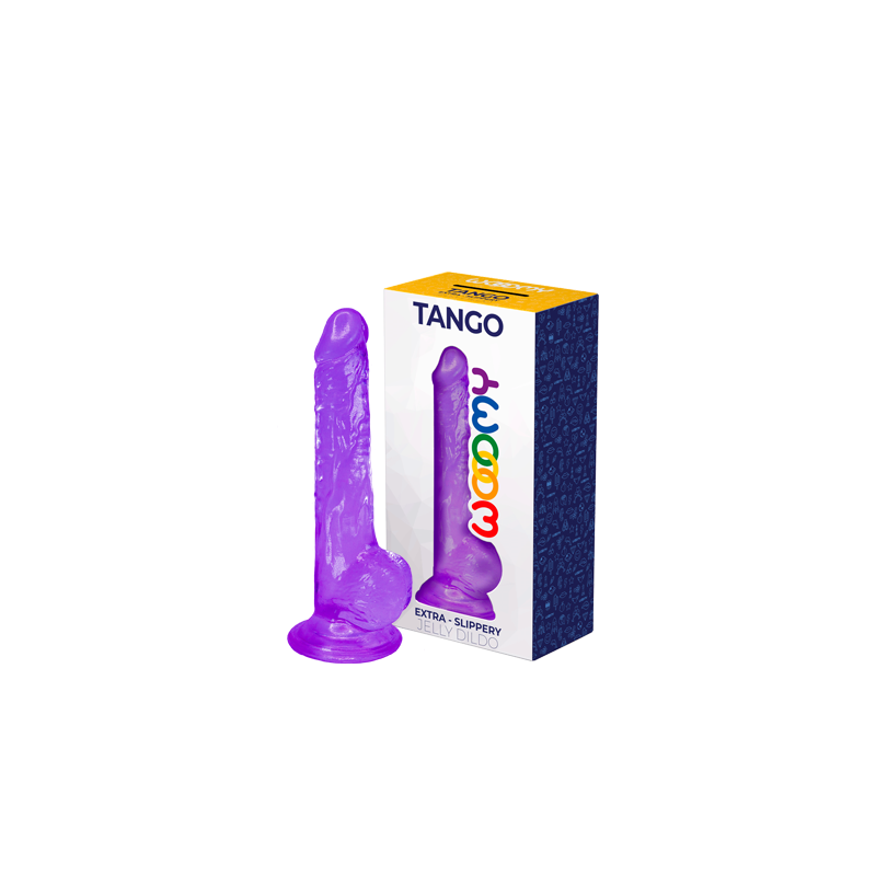 Tango Dildo con testículos TPE 18x3,2cm