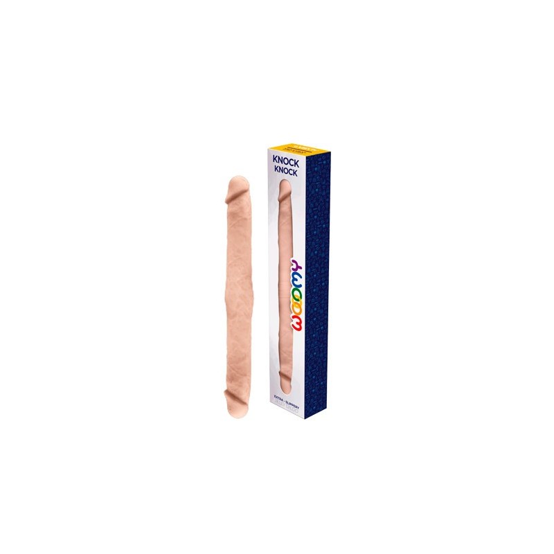 Knock-Knock Realistischer Doppeldildo TPE 38,5x3,9cm