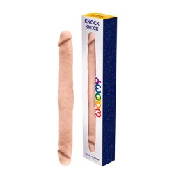 Knock-Knock Duplo Dildo Realista TPE 38.5x3.9cm