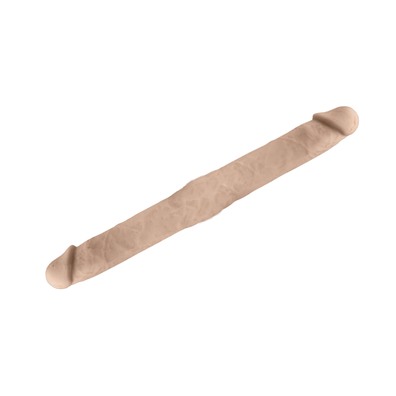 Gode Double Réaliste Toc-Knock TPE 38.5x3.9cm