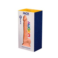 Jack Dildo Thermoreaktives Silikon 23,1x4,8cm