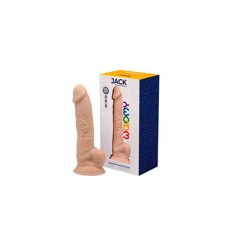 Jack Dildo Thermoreaktives Silikon 23,1x4,8cm