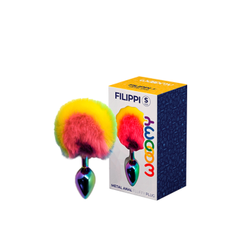 Filippi S Metal Plug Tail Rabbit 7x2,8cm Rainbow Pride 2