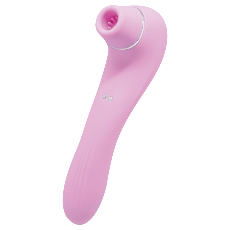 Smoooch - Pink Magnetic Charging Rechargeable Vibrator + Rechargeable Vibrator
