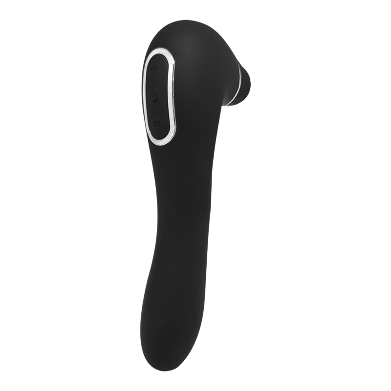 Smoooch - Noir - Ventouse rechargeable à chargement magnétique + vibromasseur