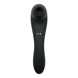 Smoooch - Black - Magnetic Charging Rechargeable Sucker + Vibrator