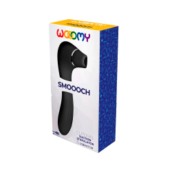 Smoooch - Preto - Carregamento Magnético Sucker Recarregável + Vibrador
