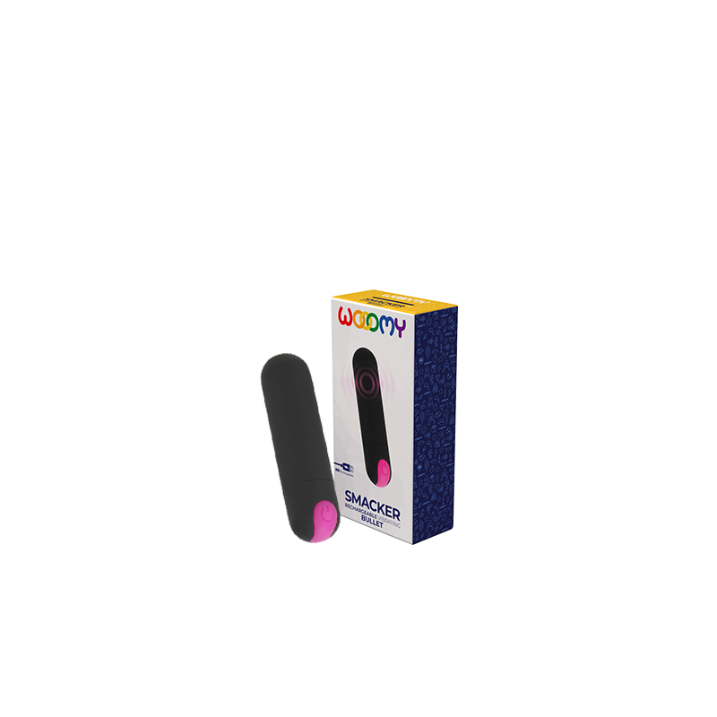 Smacker - Proiettile Vibrante 10 Modalità Ricaricabile 7,6x2cm